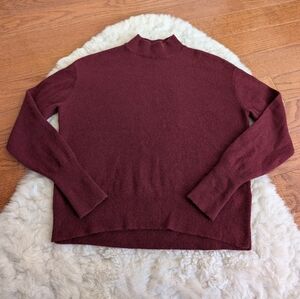 Everlane cashmere mock neck knit sweater xxs